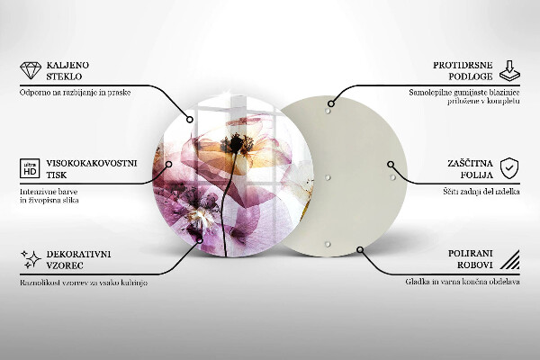 Tábua cozinha Flores delicadas