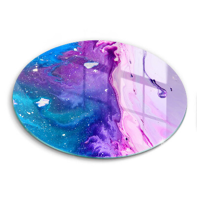 Tábua de vidro Tinta abstrata