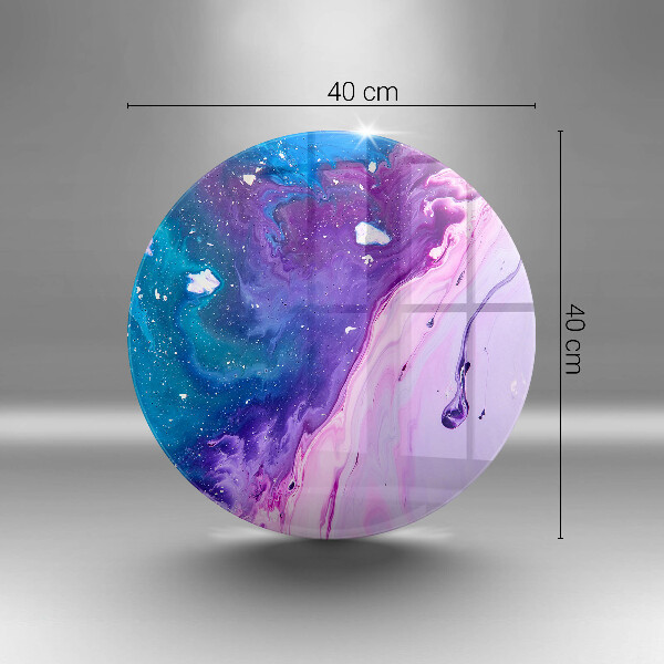 Tábua de vidro Tinta abstrata