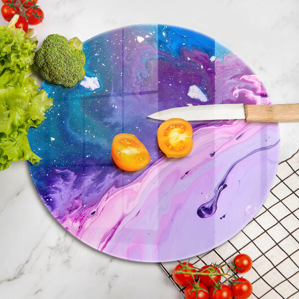 Tábua de vidro Tinta abstrata