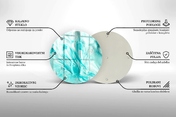 Tábua de corte Tintas abstratas