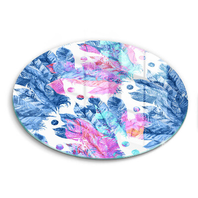 Tábua de cortar Ilustração de pena boho