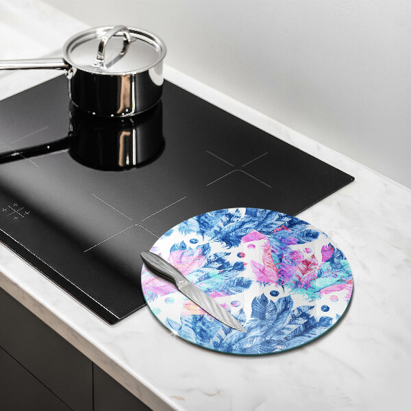 Tábua de cortar Ilustração de pena boho