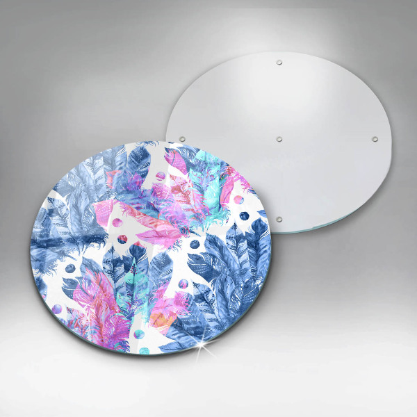 Tábua de cortar Ilustração de pena boho