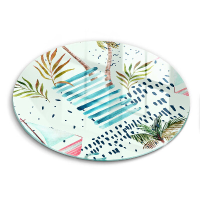 Tábua de vidro Ilustrações de férias