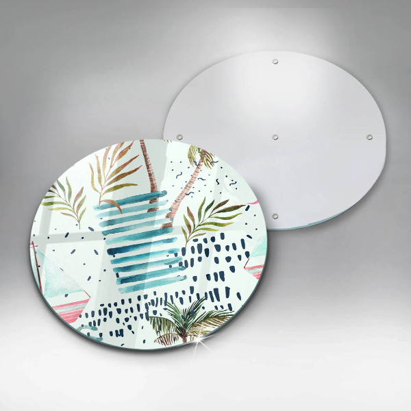 Tábua de vidro Ilustrações de férias