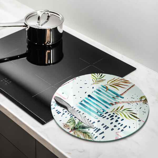 Tábua de vidro Ilustrações de férias