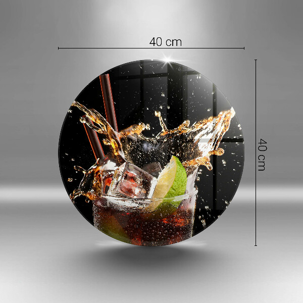 Tábua de vidro Beber com gelo