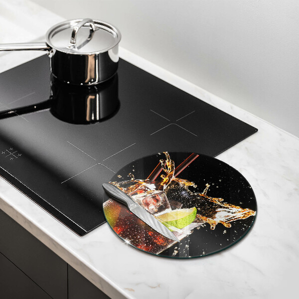 Tábua de vidro Beber com gelo