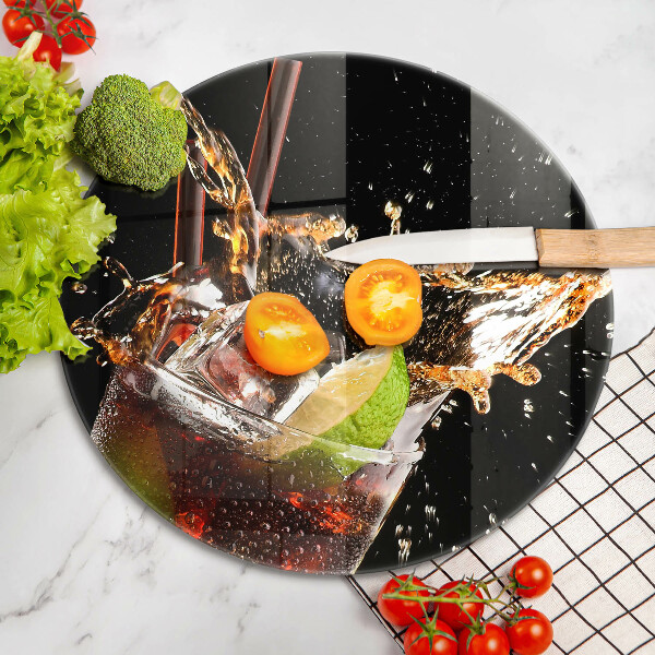 Tábua de vidro Beber com gelo