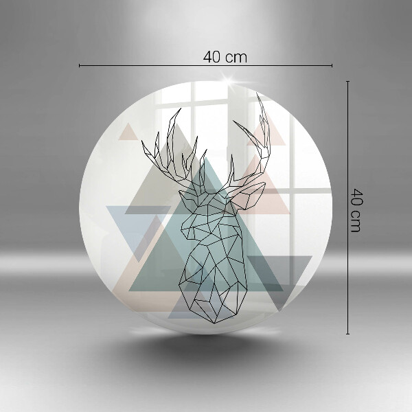 Tábua de cortar veado abstrato