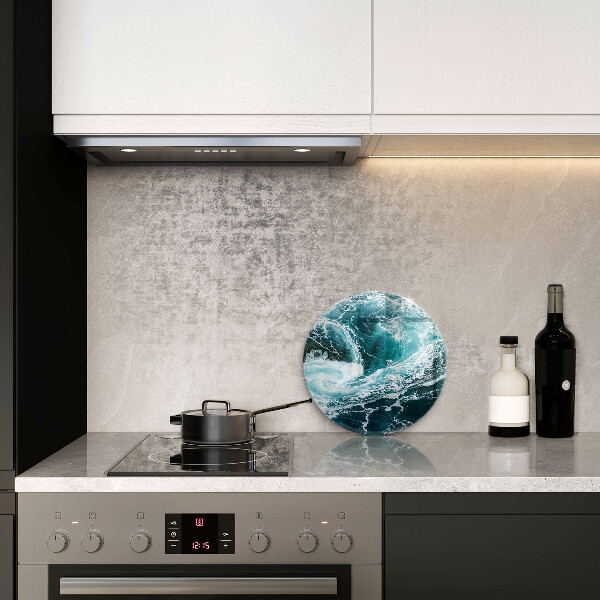 Tábua de cortar Ondas espumosas de água