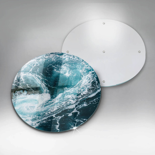 Tábua de cortar Ondas espumosas de água