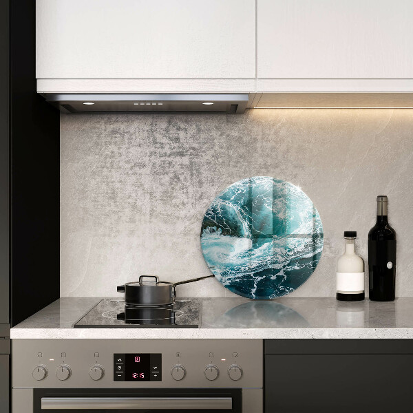 Tábua de cortar Ondas espumosas de água