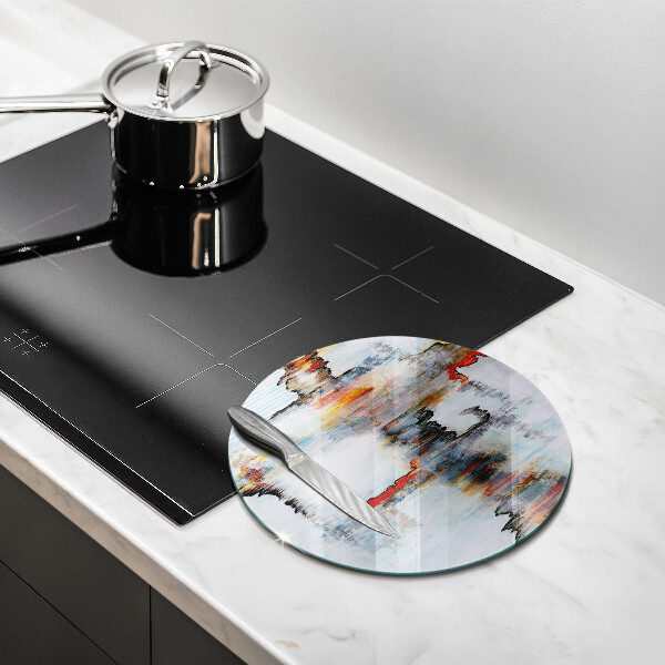 Tábua para cozinha Tintas abstratas