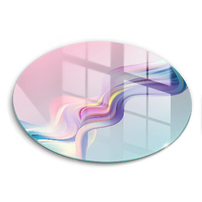 Tábua para corte abstração pastel