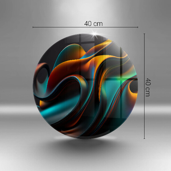 Tábua para corte Abstração colorida