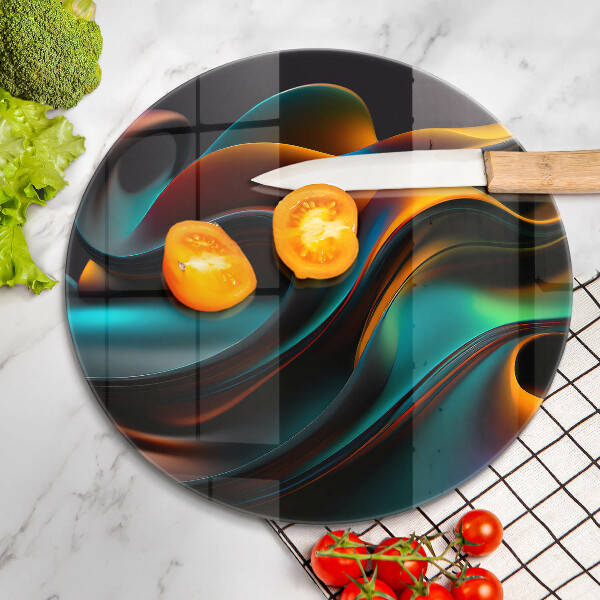 Tábua para corte Abstração colorida