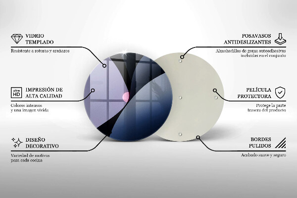 Tábua de cortar Formas abstratas