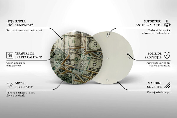 Tábua de corte Dinheiro dólares