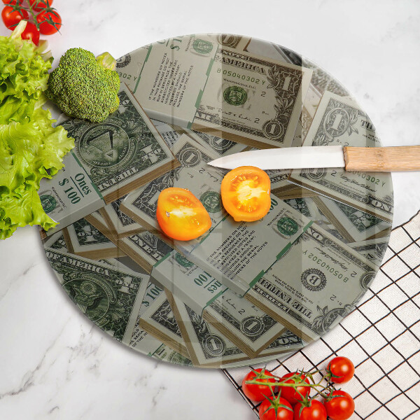 Tábua de corte Dinheiro dólares