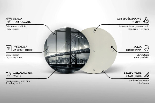 Tábua de cortar alimentos Ponte Benjamin Franklin