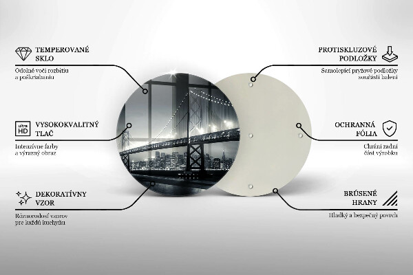 Tábua de cortar alimentos Ponte Benjamin Franklin