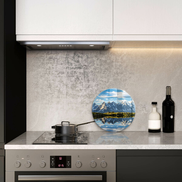 Tábua de cortar de vidro Paisagem montanhosa