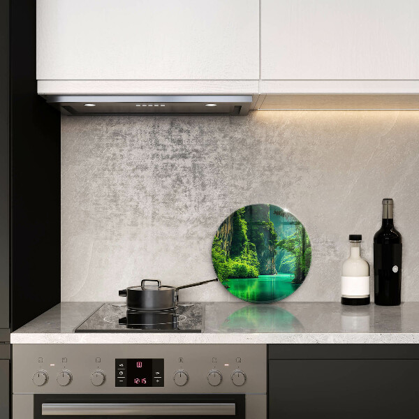 Tábua para cozinha Paisagem da lagoa