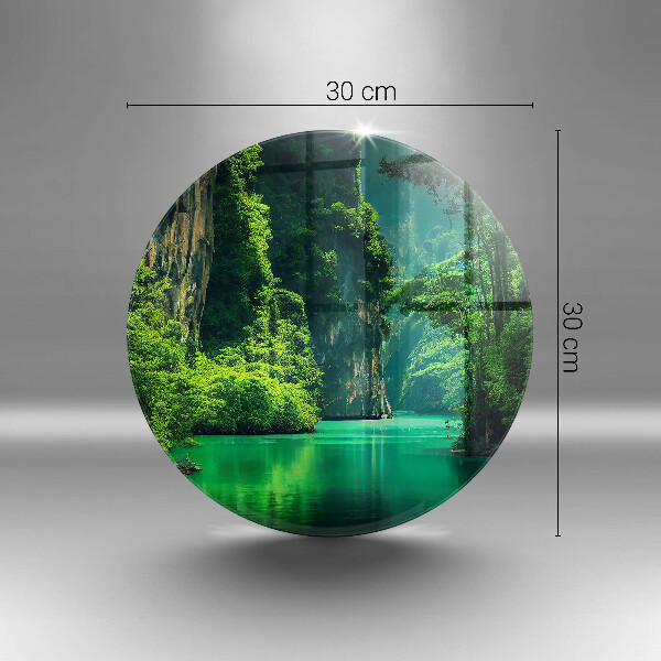 Tábua para cozinha Paisagem da lagoa