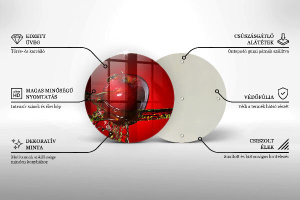Tábua de cortar Maçã na água