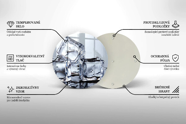 Tábua para cozinha Cubos de gelo