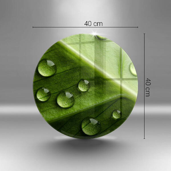Tábua de cortar alimentos Orvalho e folha da natureza