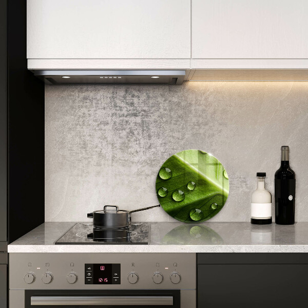 Tábua de cortar alimentos Orvalho e folha da natureza