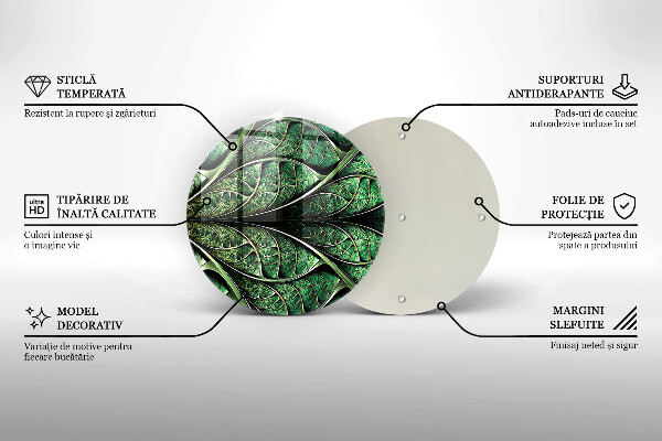 Tábua de cortar alimentos Estrutura das nervuras das folhas