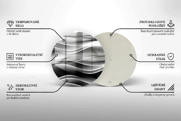 Tábua corte Linhas de fumaça abstratas