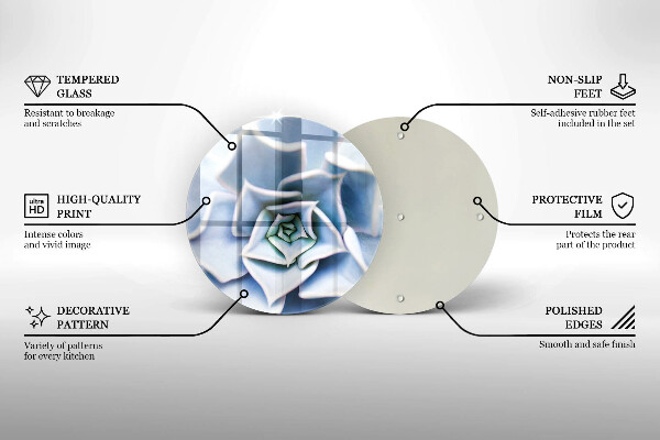 Tábua para corte planta de flor