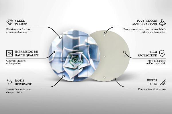 Tábua para corte planta de flor
