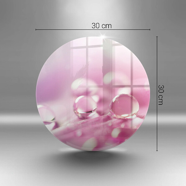 Tábua de cortar alimentos Pétalas de flores de orvalho