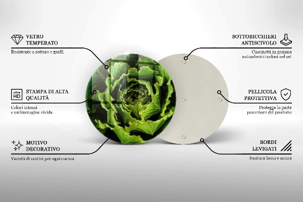 Tábua cozinha Comer folhas de alface