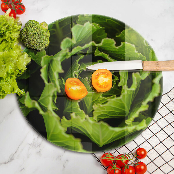 Tábua cozinha Comer folhas de alface