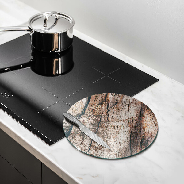 Tábua de corte de vidro Estrutura de madeira