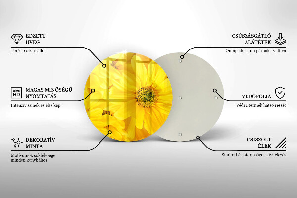 Tábua cozinha Pétalas de flores