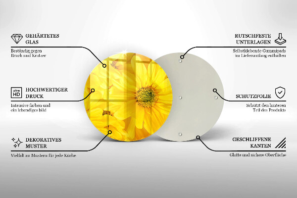 Tábua cozinha Pétalas de flores