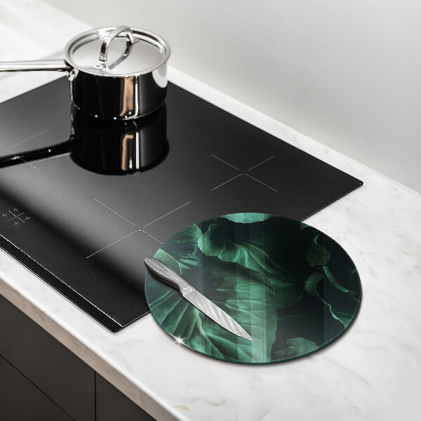 Tábua para cozinha Folhas escuras selvagens