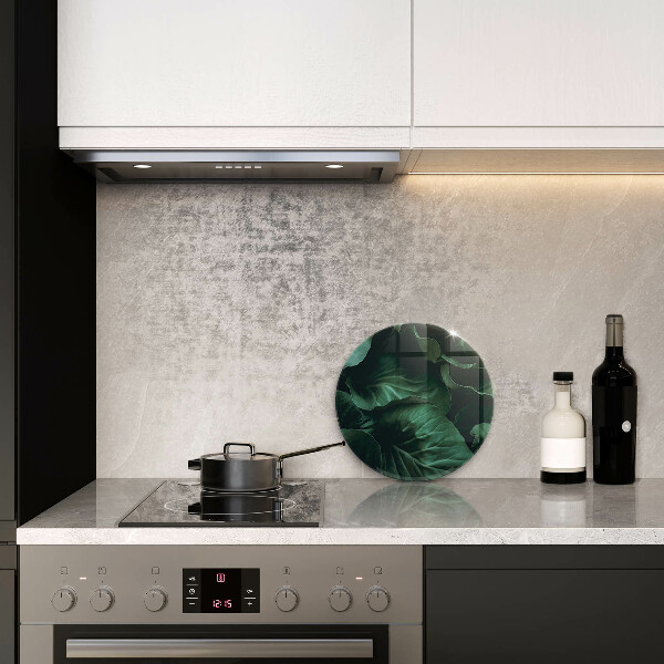 Tábua para cozinha Folhas escuras selvagens