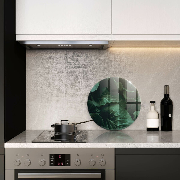 Tábua para cozinha Folhas escuras selvagens