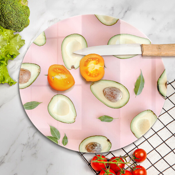 Tábua de cortar Padrão de abacate