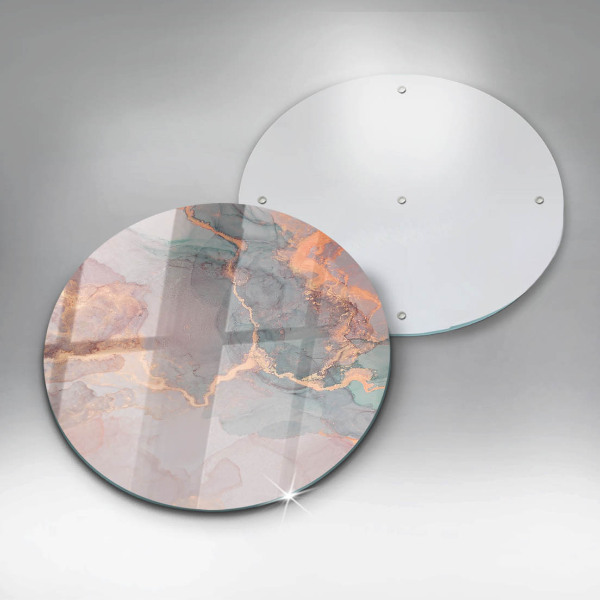 Tábua de cortar alimentos Mármore com ouro