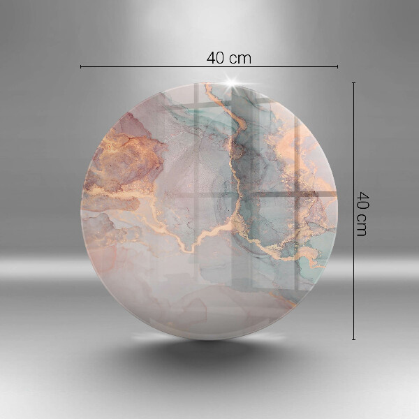 Tábua de cortar alimentos Mármore com ouro